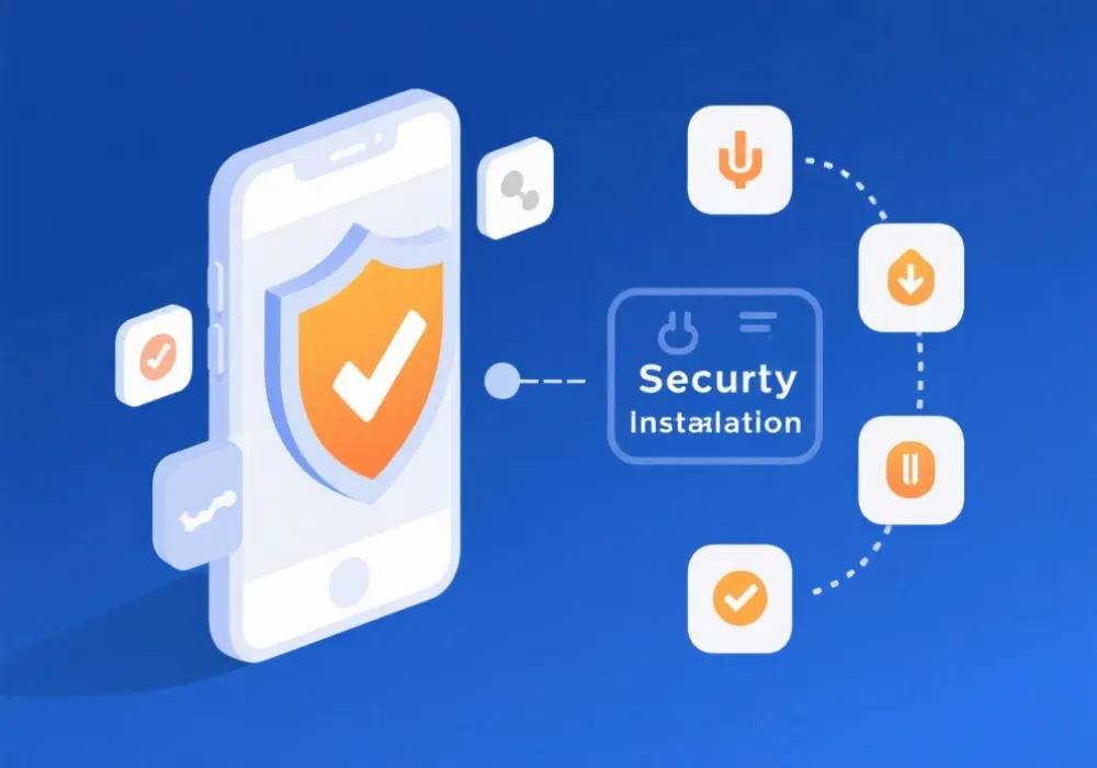 APP安全下载与更新流程示意图